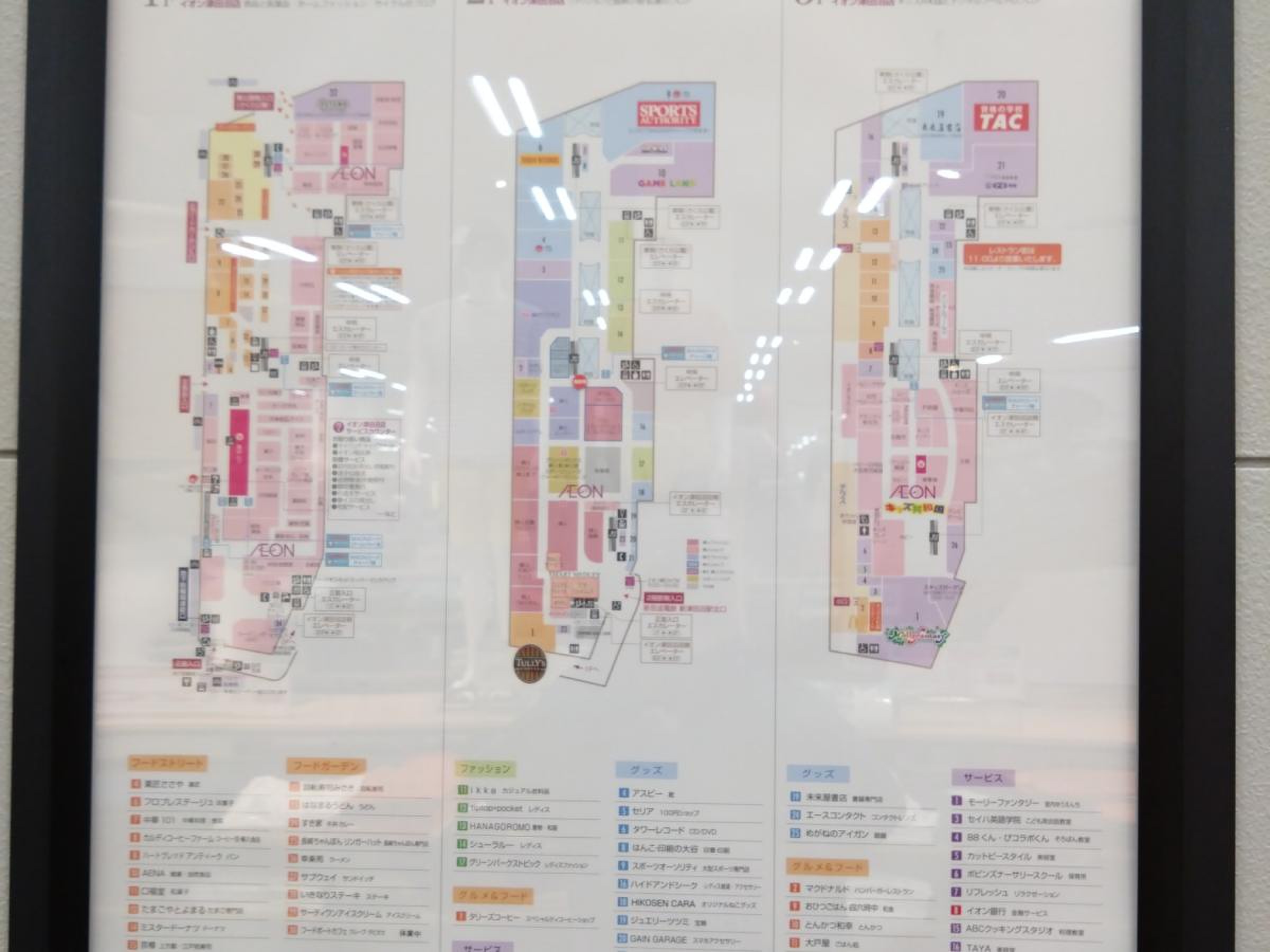 イオン 津田沼 フロア ガイド