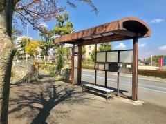 「茅ケ崎中学校前」バス停留所