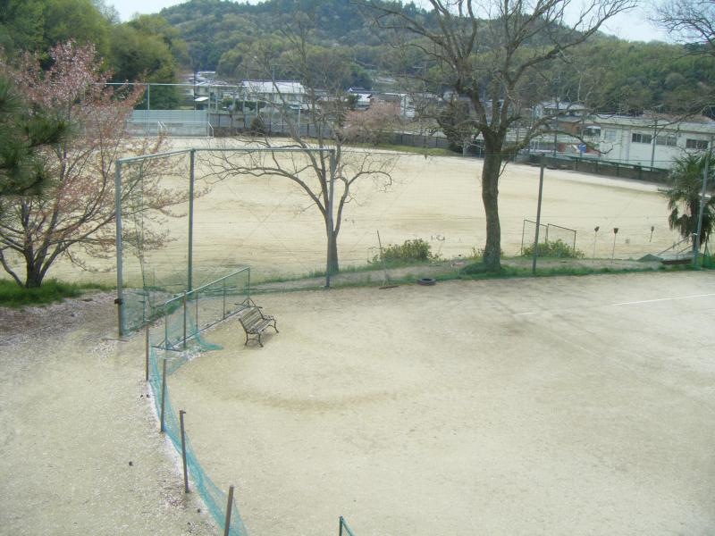 運動場です！