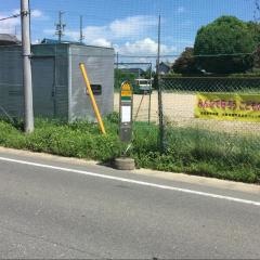 「あみだ寺前」バス停留所