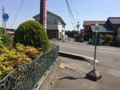 「六石」バス停留所