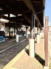 「穴水駅前」バス停留所