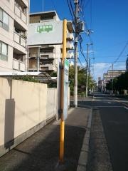 「東長居住宅前」バス停留所