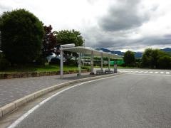 「山梨県立博物館」バス停留所