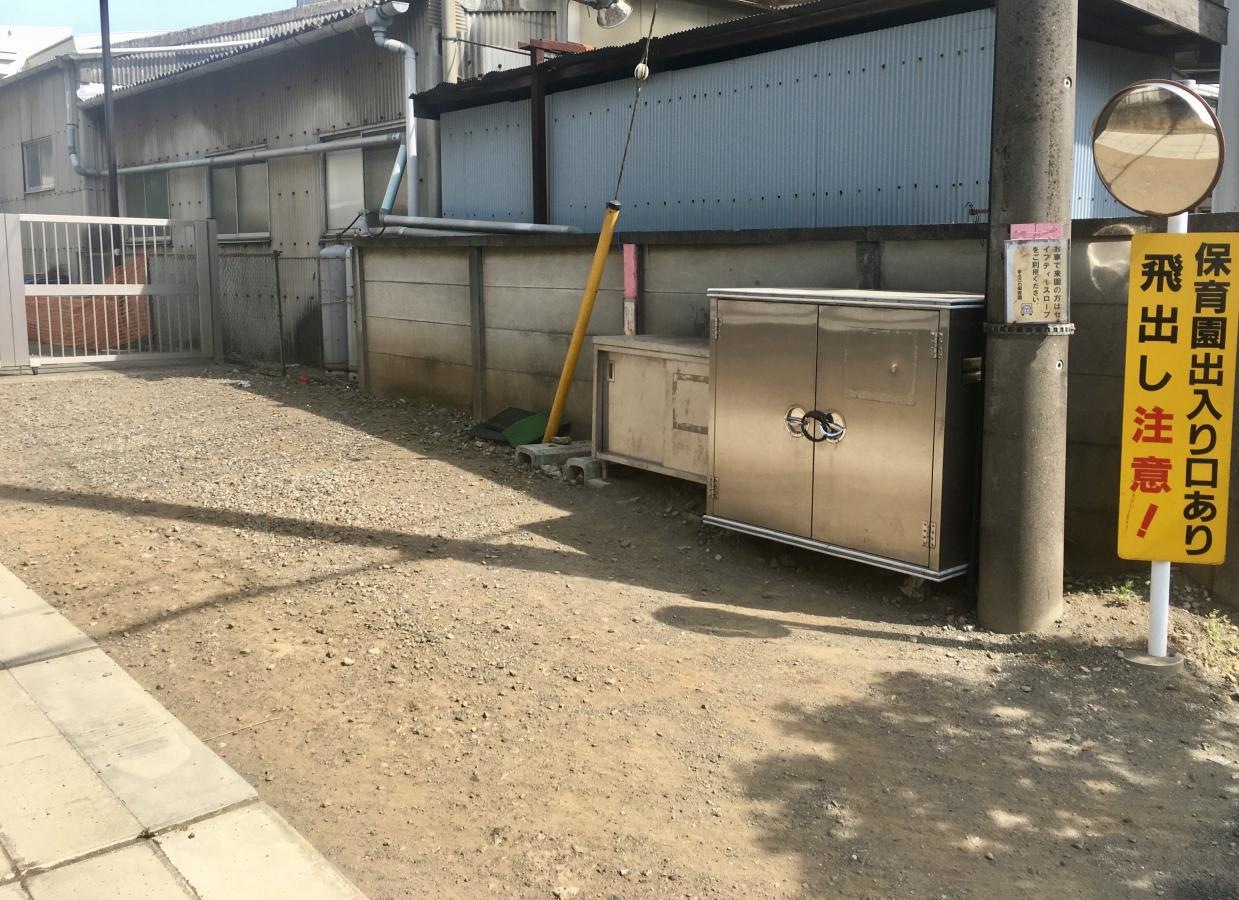 園庭側の入り口。