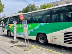 「北根二丁目・文学館前」バス停留所