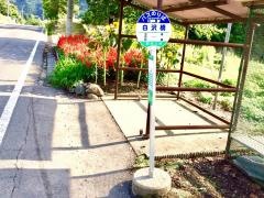 「白沢橋」バス停留所