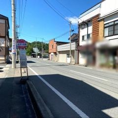 「左沢十字路」バス停留所