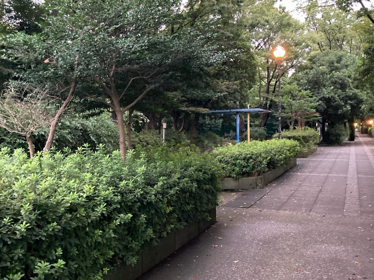 川崎市中原平和公園の施設外観です。