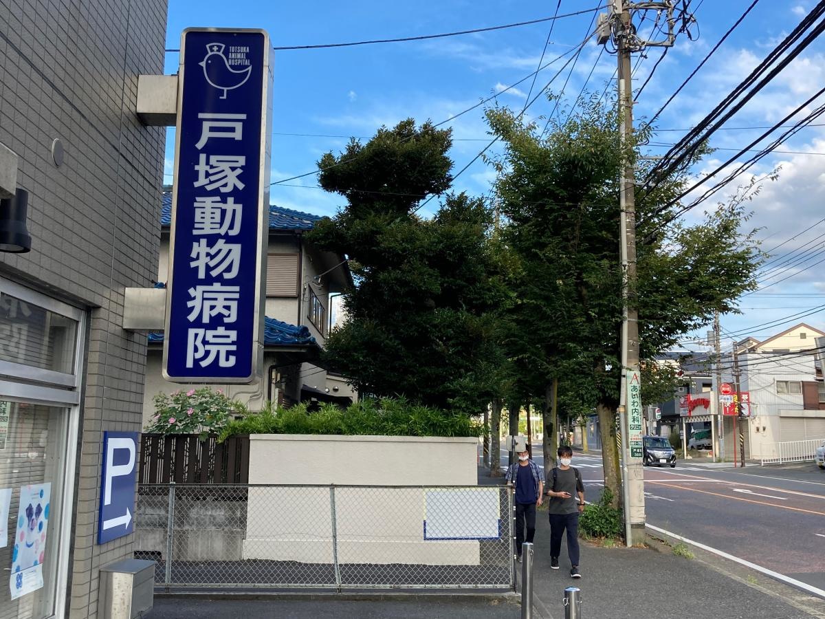 戸塚動物病院の施設外観です。