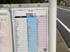 「日限山小学校入口」バス停留所