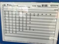 「西河原」バス停留所