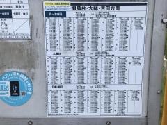 「文教女子大前」バス停留所