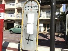 「タイガービーチ前」バス停留所