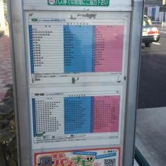 「鷹番」バス停留所
