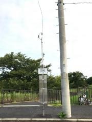 「三階橋北」バス停留所