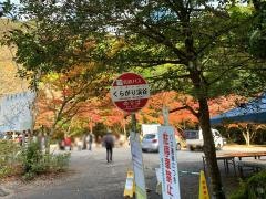 「くらがり渓谷」バス停留所
