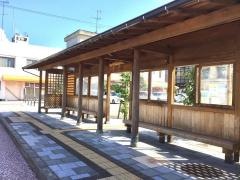 「壬生川駅前」バス停留所