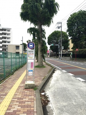 ユキサキナビ 東武バス 麗澤大学前 バス停留所