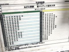 「多摩警察署前」バス停留所