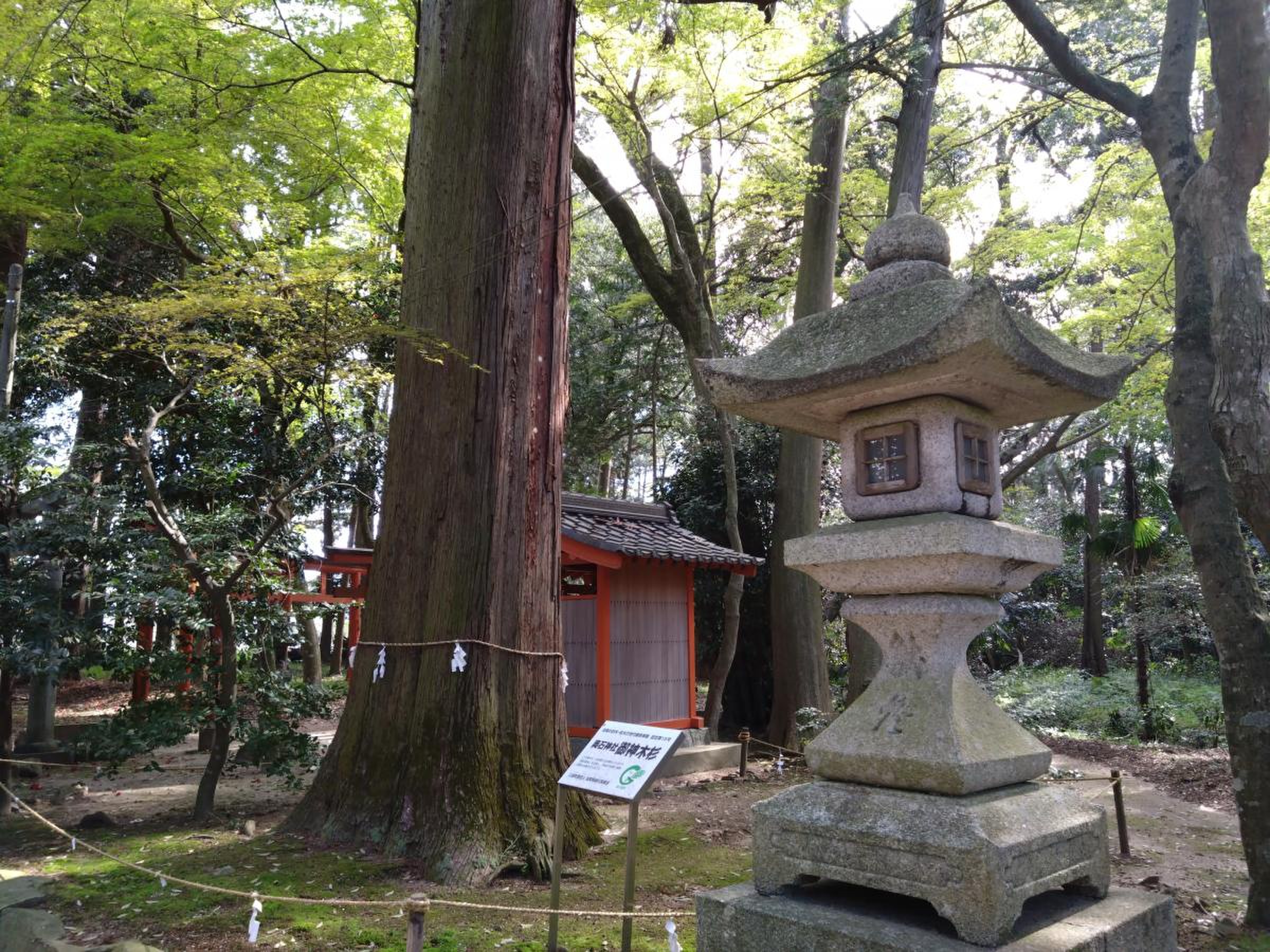奥 石 神社