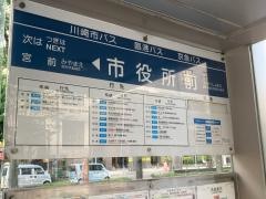 「市役所前」バス停留所