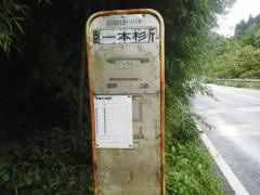 「一本杉」バス停留所