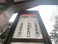 「武蔵野赤十字病院」バス停留所