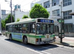 「中野中学校前」バス停留所