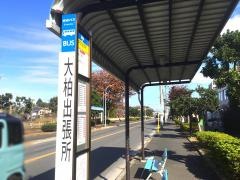 「大柏出張所」バス停留所