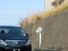 「病院口」バス停留所