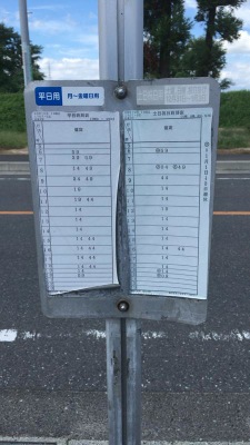 ユキサキナビ 福島交通バス 日本大学 バス停留所 郡山市田村町徳定