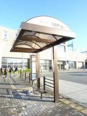 「八田駅」バス停留所