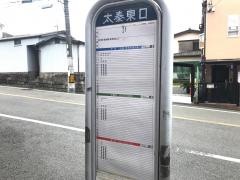 「太秦東口」バス停留所