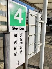 「大久保駅口」バス停留所