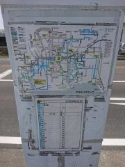 「電通前」バス停留所
