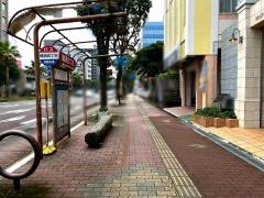 「橘通り４丁目」バス停留所