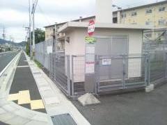 「島県営アパート前」バス停留所