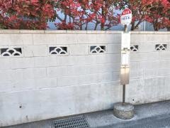 「商店街」バス停留所