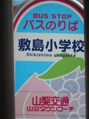 「敷島小学校」バス停留所
