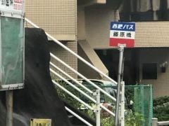 「藤原橋」バス停留所