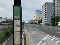 「品川埠頭岸壁入口」バス停留所