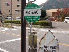 「さくら通り」バス停留所