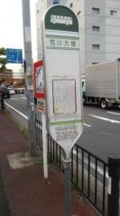 「荒川大橋」バス停留所