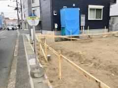 「鬼越駅」バス停留所