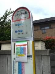 「大戸小学校前」バス停留所