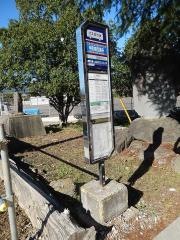 「甲府城西高校」バス停留所