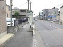 「青木会館入口」バス停留所