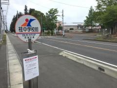 「桂中学校前」バス停留所