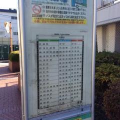 「足立工業高校南」バス停留所